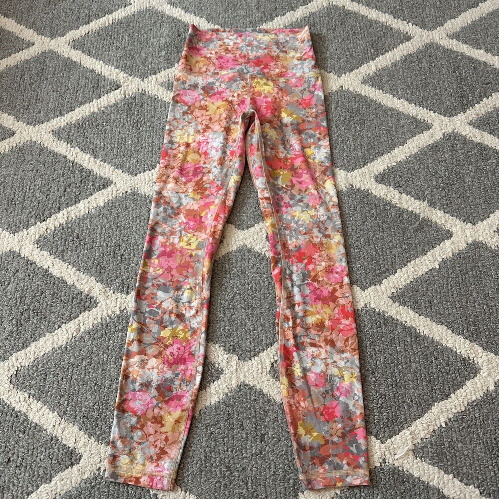Lululemon Align High Rise Pants‎ 28" size 2 Inflorescence Multi